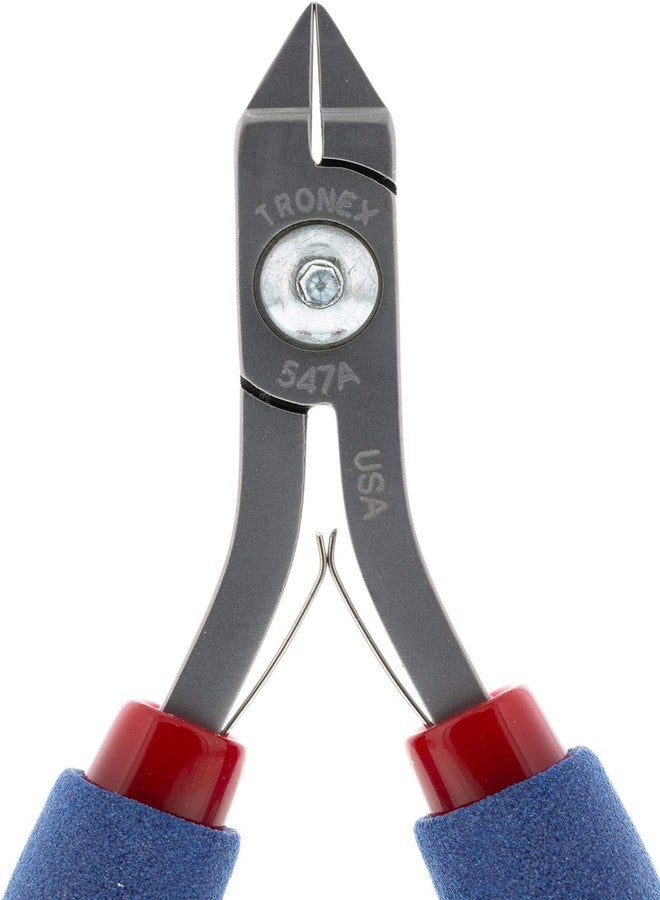 Tronex Pliers - Tronex Wide Oblique Flat Nose - Chainmaille (Standard Handle) • P547A - Image 2