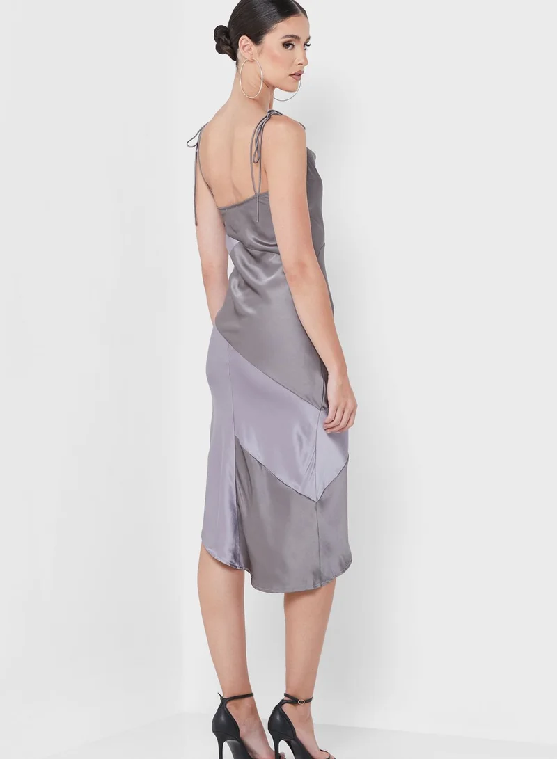Amy Lynn Strappy Color Block Dress
