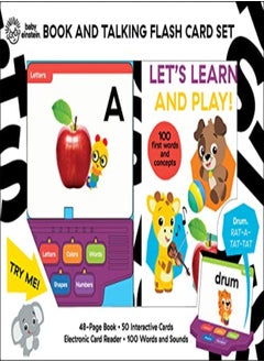 Baby Einstein Lets Learn And Play Book And Talking Flash Card Sound Book Set