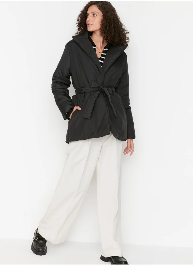 trendyol Tie Detail Oversized Jacket