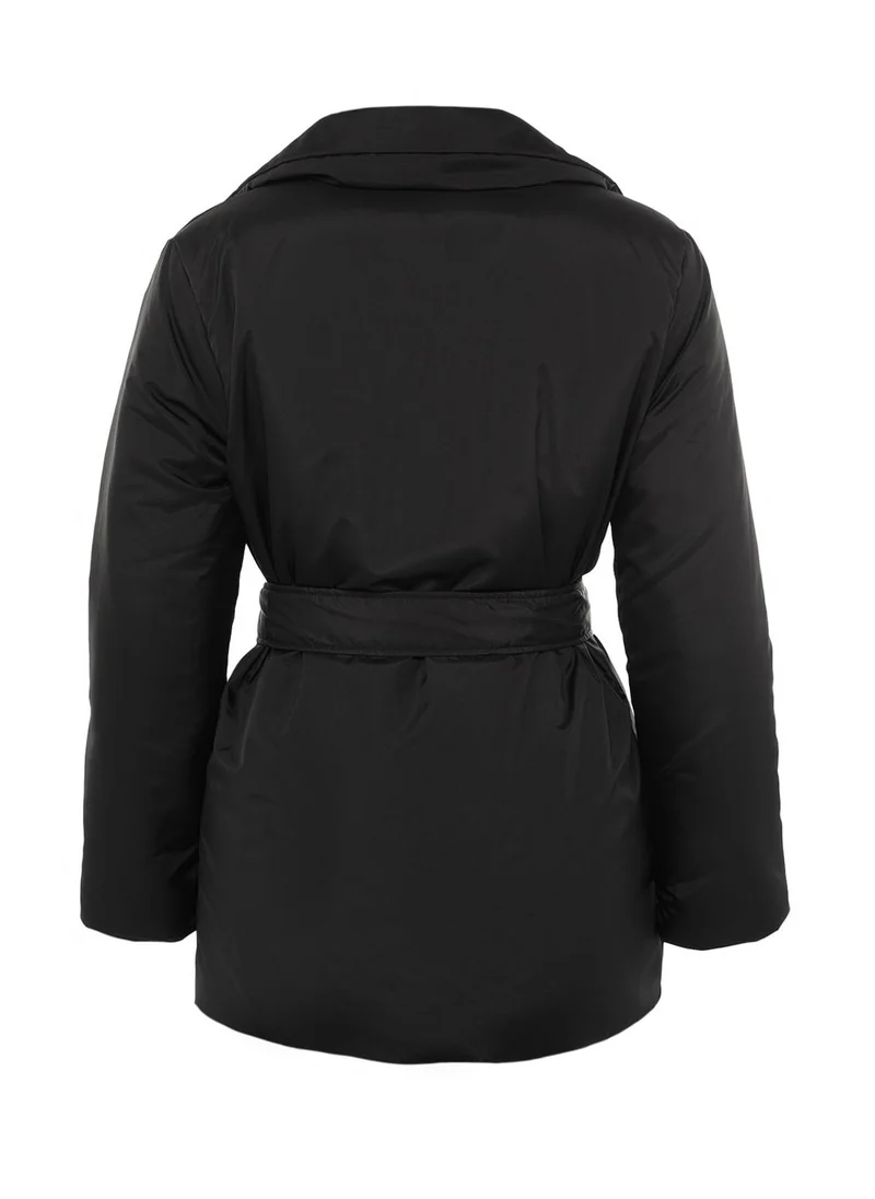 trendyol Tie Detail Oversized Jacket