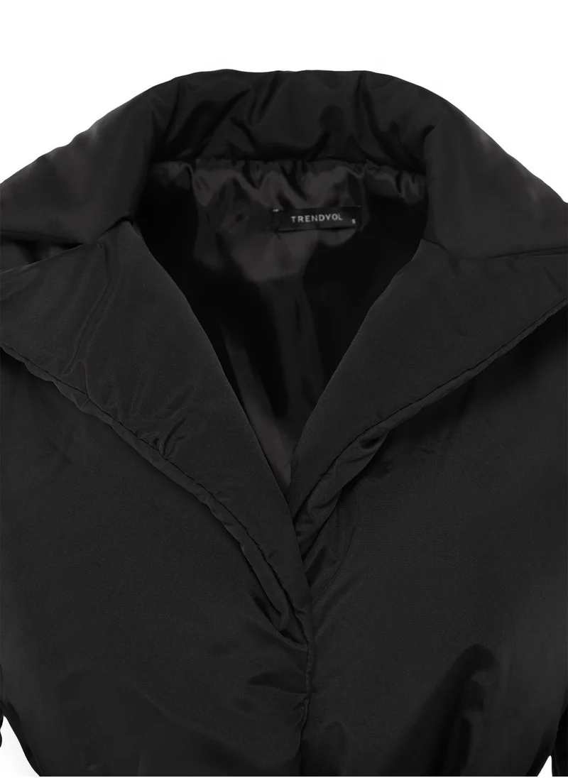 trendyol Tie Detail Oversized Jacket
