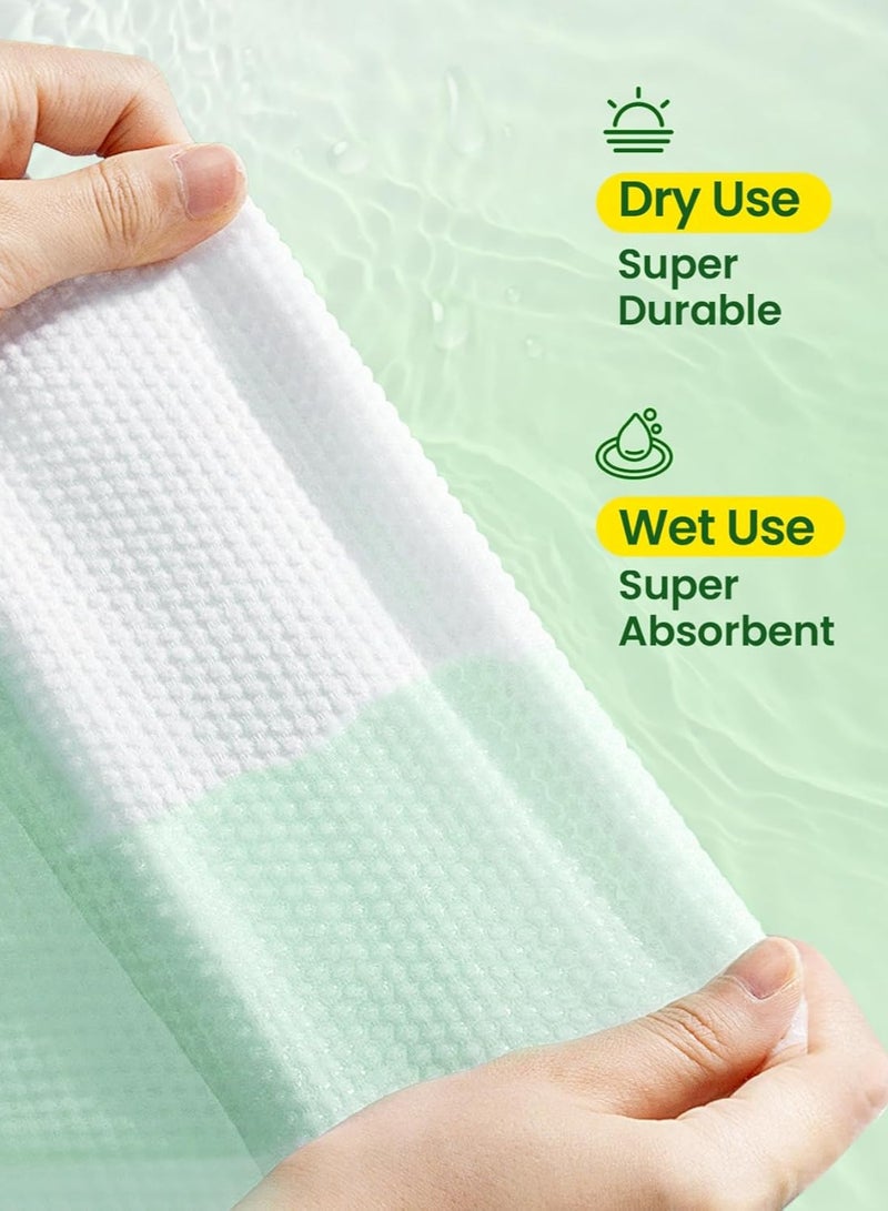 2(package) Disposable  Face Towel，Ultra Soft Facial Tissue Towel， Dry Wet Dual Use Facial Tissue for Baby, Deeply Cleansing Make Up Thick Face Towel ,Gentle Makeup Removal, for Sensitive Skin Convenient ,for Outings and Travels Size: (20cm x 15cm) - Image 4