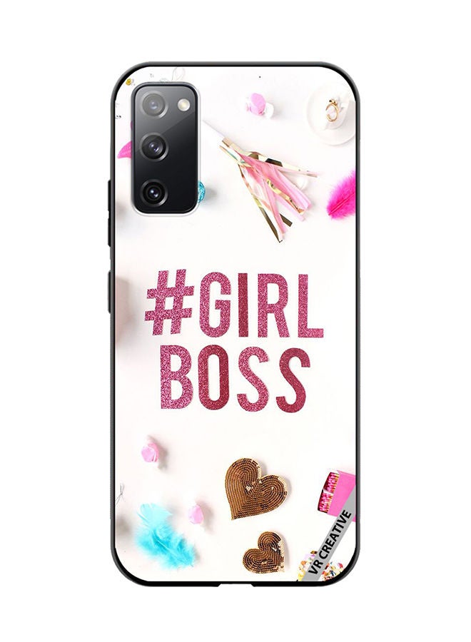 VR CREATIVE Protective Case Cover For Samsung Galaxy S20 FE 5G Girls Boss Design Multicolour - Image 1