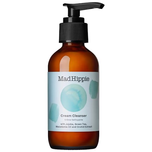 Mad Hippie Cream Cleanser  Gentle Formula with Hyaluronic Acid Jojoba Oil  Green Tea Skin Barrier Protection 4 Oz Ea