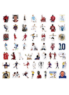 Generic 100-Piece Football Stickers, Football Star Series Sticker, Waterproof Unrepeated Stickers for Laptop,Skateboard, Water Bottles,Computer,Phone,Guitar, Stickers for Kids Teens Adult  - Image 3