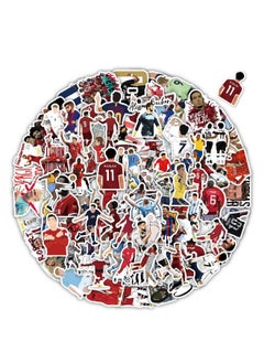 Generic 100-Piece Football Stickers, Football Star Series Sticker, Waterproof Unrepeated Stickers for Laptop,Skateboard, Water Bottles,Computer,Phone,Guitar, Stickers for Kids Teens Adult  - Image 2