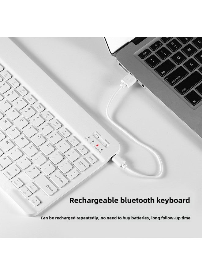 Bluetooth Keyboard For Huawei Xiaomi Mobile Phone Tablet Wireless Mute Wonderful Control IPad Keyboard And Mouse Suit-Color:10-inch Backlit Keyboard (RGB Luminous)-Product Type:Black (send Data Cable) - Image 5