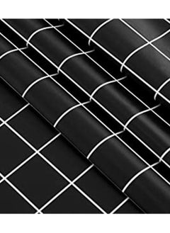 KASTWAVE KASTWAVE Checkered Vinyl Rectangle Tablecloth 100% Waterproof Oil Proof PVC Square Table Cloth, Tablecloth Stain Resistant Wipeable Duty Table Covers for Restaurants Picnic Party Table Dining  - Image 4