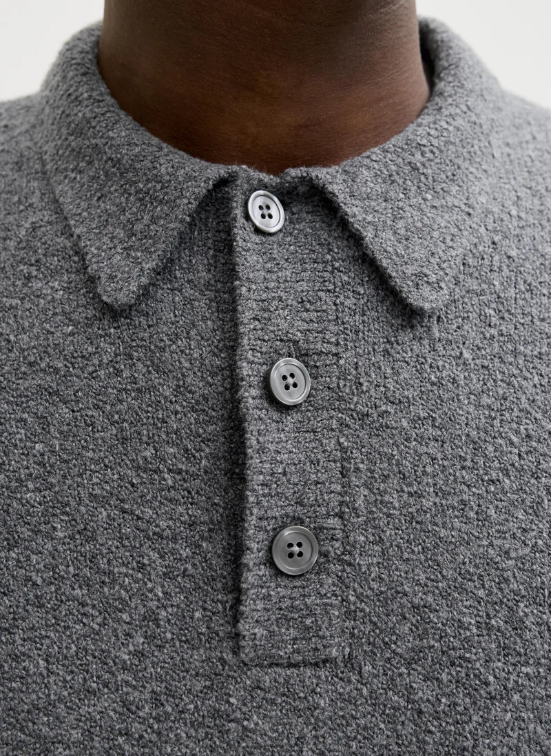 JACK & JONES  Knitted Polo for Men | Best Price UAE