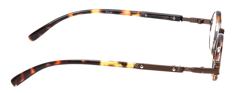 Calabria R314/R501S Vintage Metal Reading Glasses +2.50 Tortoise Men Women Designer Professor Round Single Power Readers - Image 3