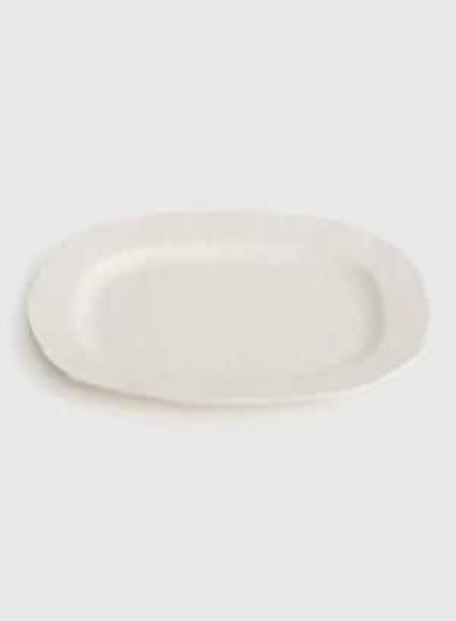 ariika Urban Stone Platter off white - Medium 35x45cm