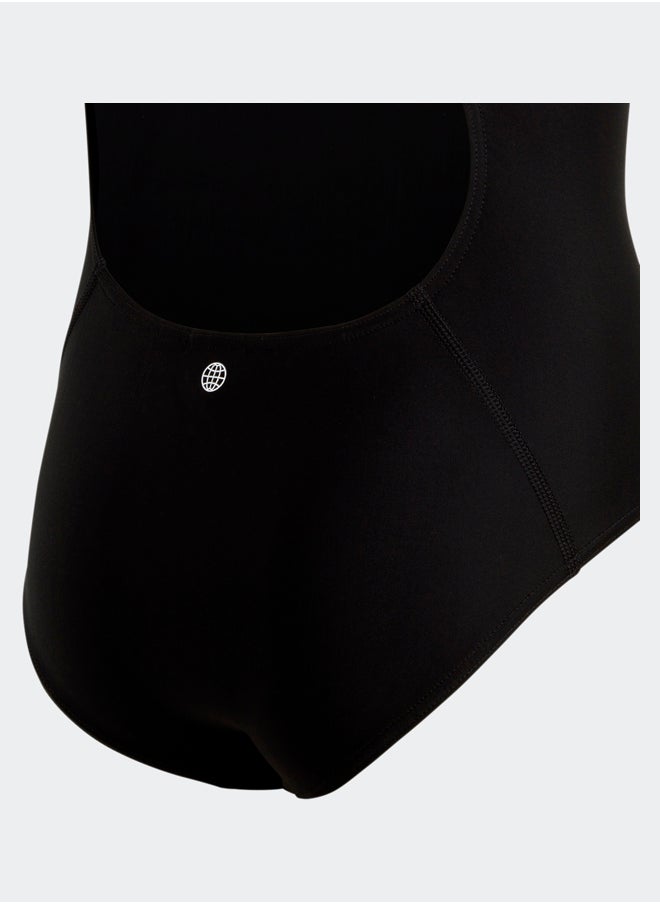 Adidas Solid Small Logo Swimsuit  - Image 4