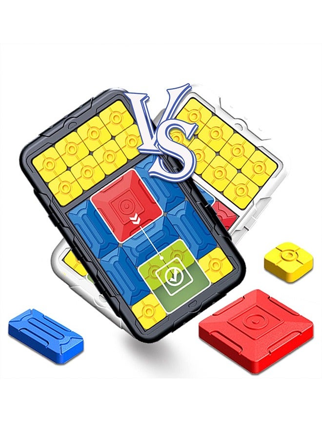 2Pcs Puzzle Game for Kids Brain Teasers Puzzle Toy Tangram Jigsaw Intelligence Unblock 500+ Leveled Up Super Slide Game for All Age Gifts for 3-15 Old Kids Toys - Image 1