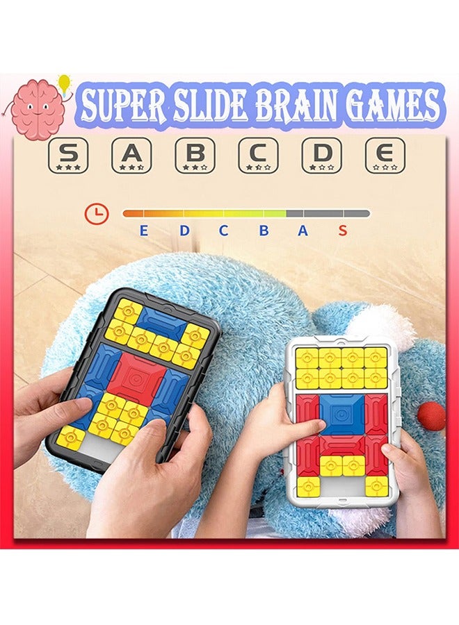2Pcs Puzzle Game for Kids Brain Teasers Puzzle Toy Tangram Jigsaw Intelligence Unblock 500+ Leveled Up Super Slide Game for All Age Gifts for 3-15 Old Kids Toys - Image 5