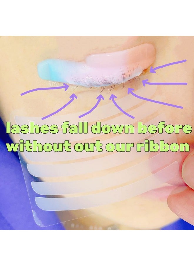 ICONSIAM - Silicone Ribbon Lash Lift Ribbons Reusable Eyelash Perm Stripe Cover Lamilamination Eyelash Lifting Compensator 12 Pairs Tapes Set Eyelashes On The Lash Perm Shield Rod Firmly Neon Colors - Image 1