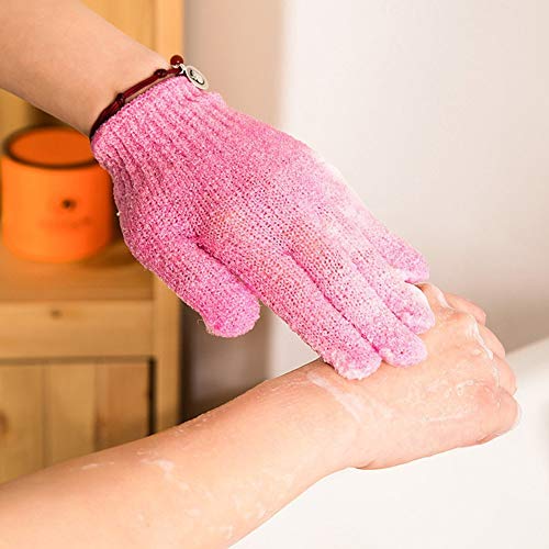 Pindia Set Of 2 Pair Bath Gloves Spa Massage Body Scrubber Cleaner - Image 4
