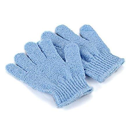 Pindia Set Of 2 Pair Bath Gloves Spa Massage Body Scrubber Cleaner - Image 3