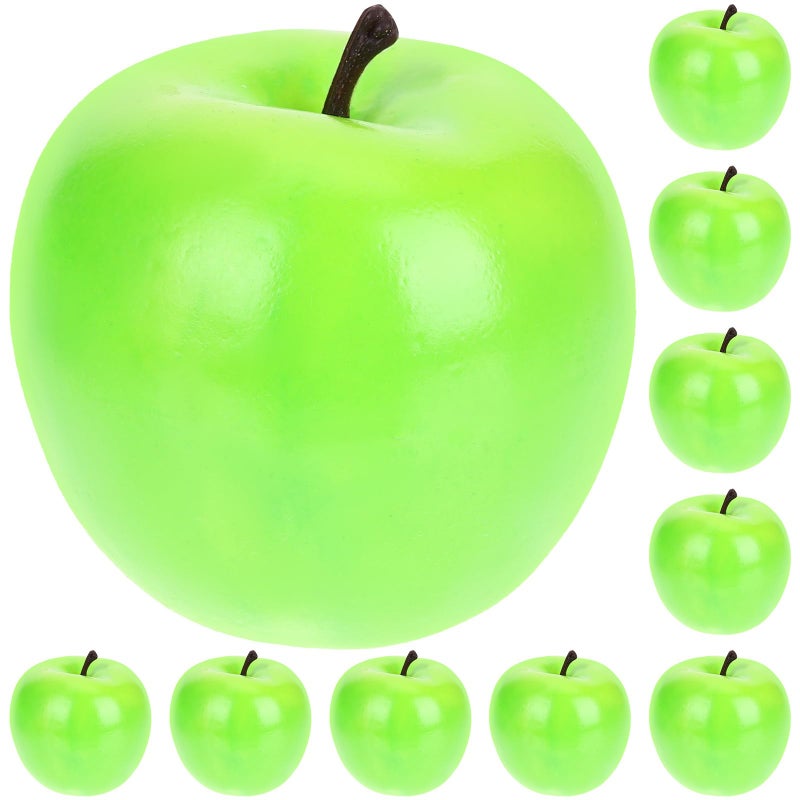 Green Artificial Lemons Plastic Fruit Decor Home Kitchen Table Centerpieces - Image 2