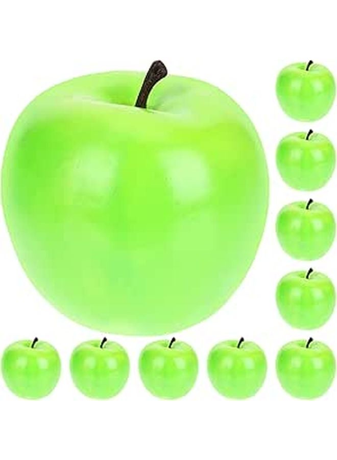 Green Artificial Lemons Plastic Fruit Decor Home Kitchen Table Centerpieces - Image 1