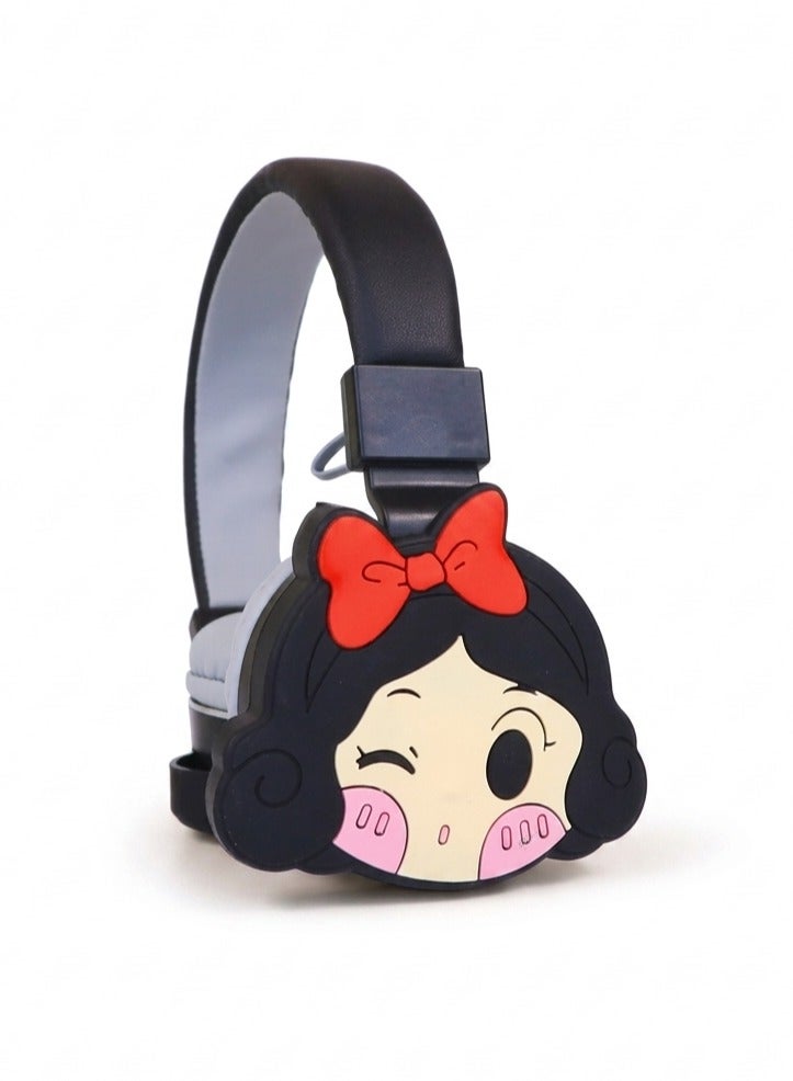 Princess Wireless headphones for children with a Disney Princess character design (cheerful yellow). - Image 1