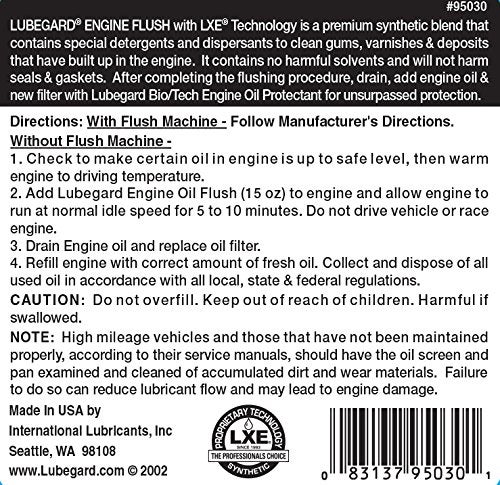 Lubegard 95030 Engine Flush, 15 oz. - Image 3