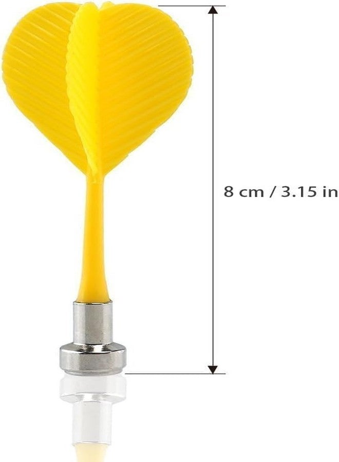 UROCK Magnetic Darts Safety Plastic Darts Replacement Dart for Boys Girls and Adults Target Game Toys (Red & Yellow-12Pcs) - Image 2