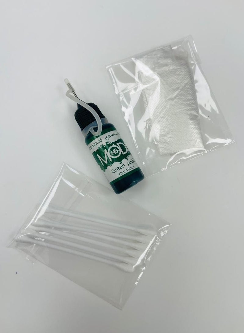 MODA سائل الوشم المؤقت السحري مع مجموعة قفازات و أعواد قطنية - Image 2