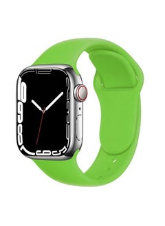 Apple Watch Band 45mm Soft Silicone Sport Band Replacement Wrist Strap Compatible for iWatch Apple Watch Series 7 Nike+,Sport,Edition