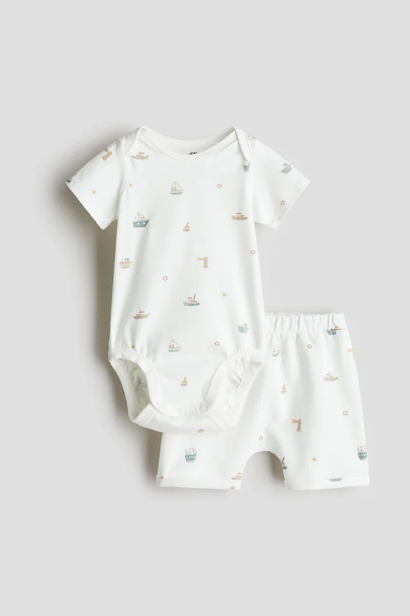 اتش اند ام 2-piece cotton set