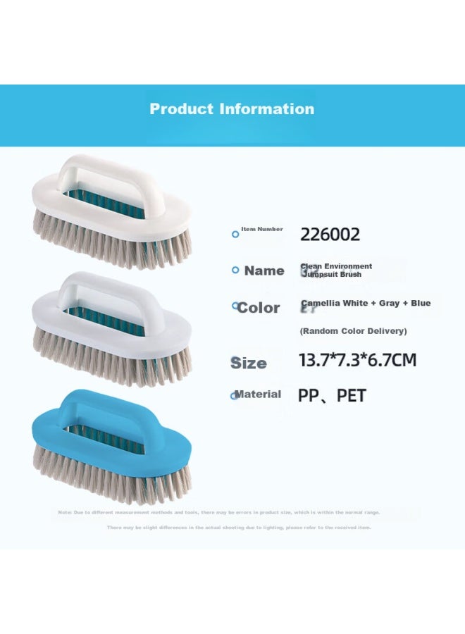 CHAHUA Camellia, Soft Bristle Shoe Brush, Shoe Cleaning Tool, Floor Brush, Toilet Brush, Bathroom All-in Cleaning Brush - Image 1