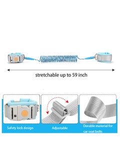 Generic Baby Adjustable Breathable Soft Anti Lost Wrist Strap With Magnetic Unlock  - Image 5