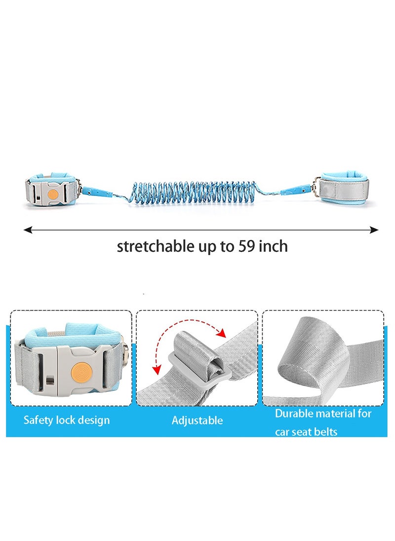 Generic Baby Adjustable Breathable Soft Anti Lost Wrist Strap With Magnetic Unlock  - Image 5