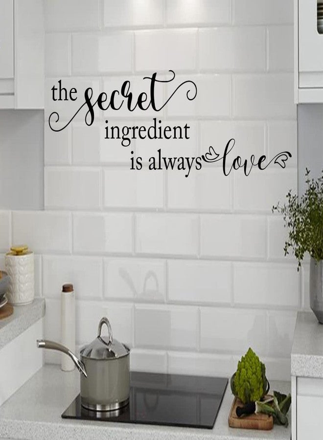 Fencosyn The Secret Ingredient is Always Love Vinyl Kitchen and Dining Room Inspirational Quotes Wall Stickers Home Decor - Image 4