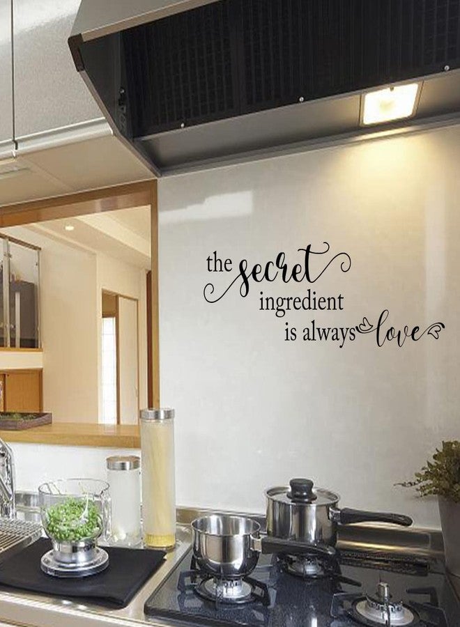 Fencosyn The Secret Ingredient is Always Love Vinyl Kitchen and Dining Room Inspirational Quotes Wall Stickers Home Decor - Image 2