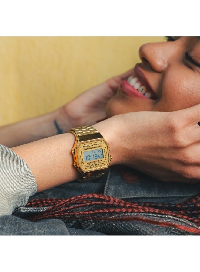 CASIO Men's Classic Water Resistant Digital Watch A168WG-9WDF - Image 3