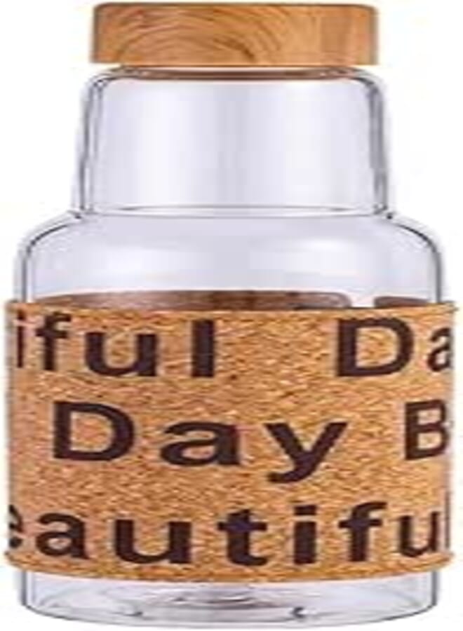 general Heat Resistant Glass Water Bottle, American Light Luxury Cup, Good Looking Portable Car Water Bottle - 450ml