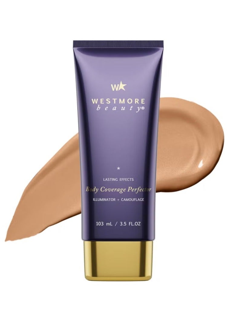Westmore Beauty Body Coverage Perfector – Waterproof Leg & Body Makeup - Tattoo Cover Up Makeup - 3.5 Oz (Natural Radiance) - Image 1
