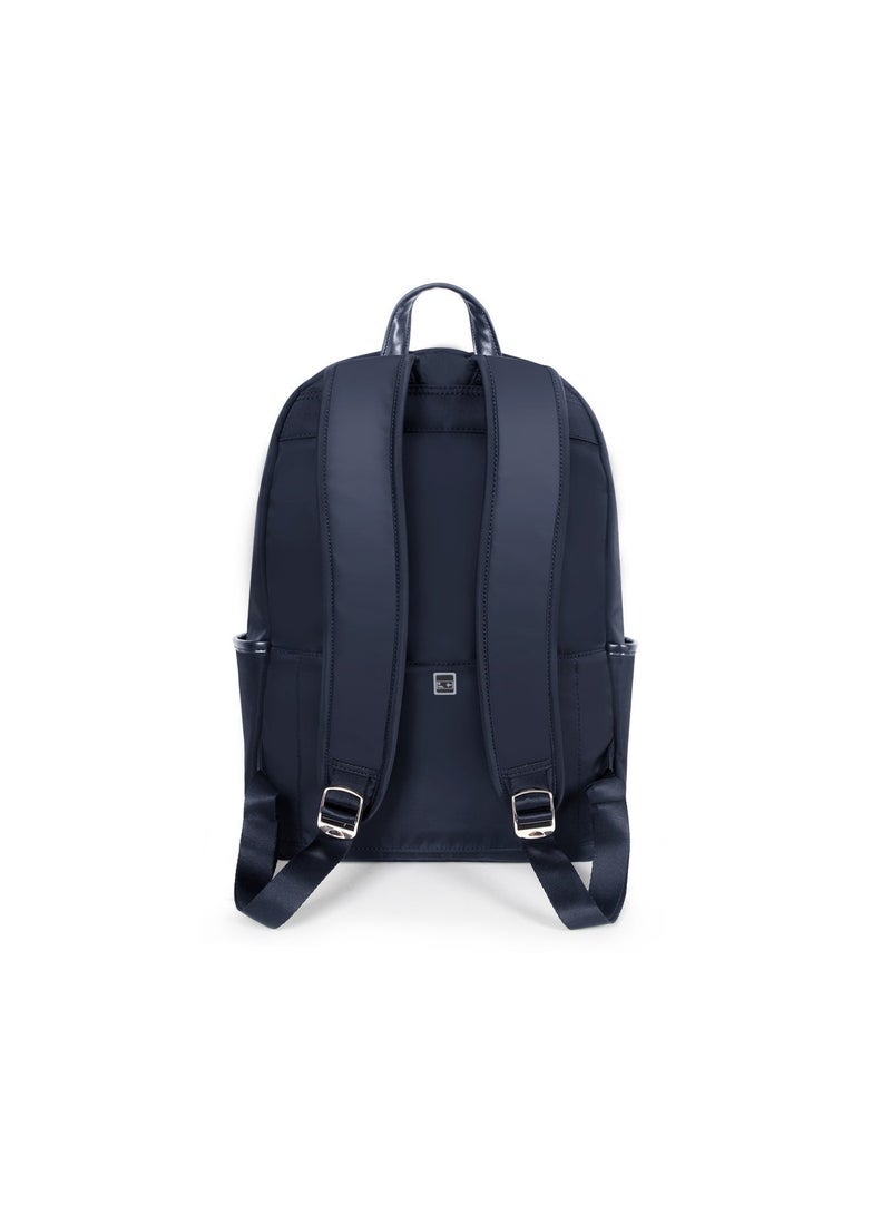 NEWCOM Travel Laptop Backpack Waterproof Business Backpack with Luggage Strap, Multi-Pocket School Bag for Men & Women, Fits Laptop, Blue / Red / Black - Image 4