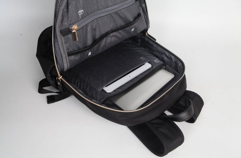 NEWCOM Travel Laptop Backpack Waterproof Business Backpack with Luggage Strap, Multi-Pocket School Bag for Men & Women, Fits Laptop, Blue / Red / Black - Image 5