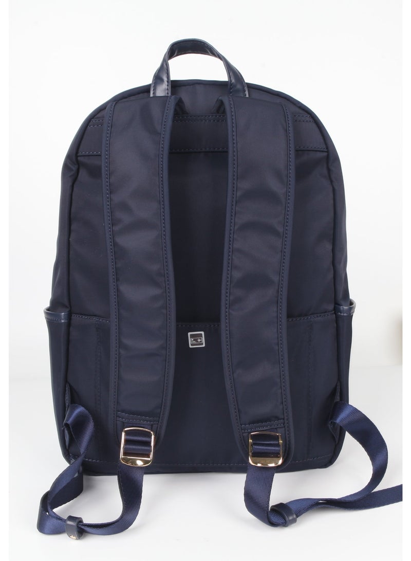 NEWCOM Travel Laptop Backpack Waterproof Business Backpack with Luggage Strap, Multi-Pocket School Bag for Men & Women, Fits Laptop, Blue / Red / Black - Image 3