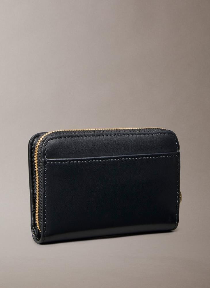 CALVIN KLEIN Monogram Hardware Zip-Around Leather Wallet - Image 2