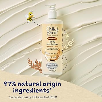 Childs Farm مرطب الجسم للأطفال من تشايلدز فارم أوتدرما خالي من العطور ترطيب مهدئ للبشرة الحساسة للأطفال 500 مل - Image 5