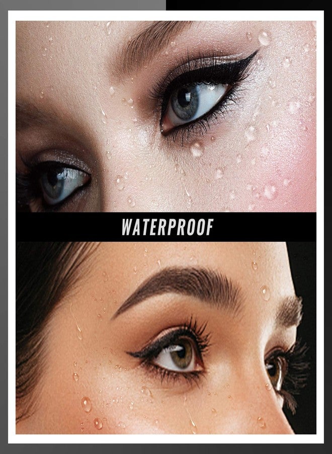Erinde 12PCS Black Eyeliner Pencil Set, Soft Black Eye Liner Eyebrow pencil Waterproof Natural Matte Hypoallergenic Eyeliners Makeup Pencils, Easy to Color, Long Lasting, Halloween Makeup for Women - Image 3