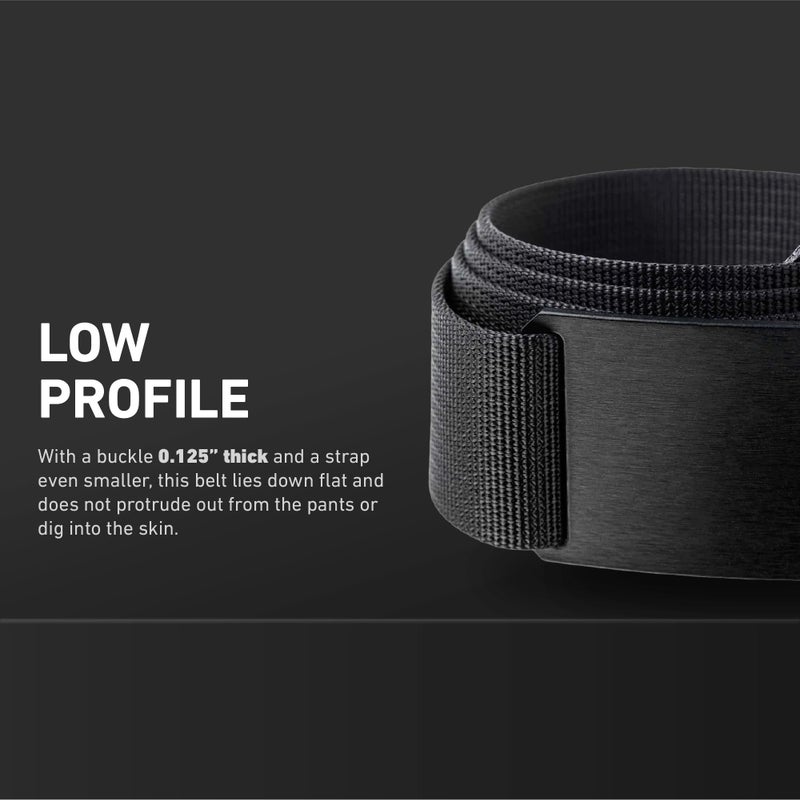 GRIP6 Ninja Belt: Durable Belts for Men & Women, Versatile Nylon Tactical Belt for Work, Golf, Casual & Outdoor Use - Made in the USA - Image 5