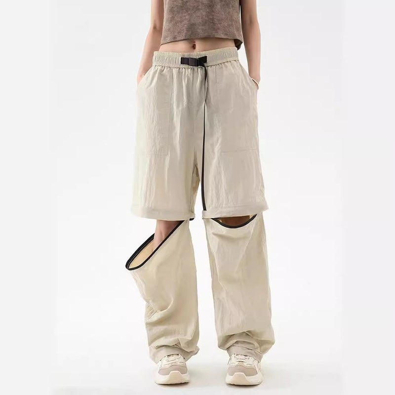 Generic 2024 New Summer Windproof Waterproof Tactical Pants for Men and Women Black [detachable/unisex]]  - Image 4