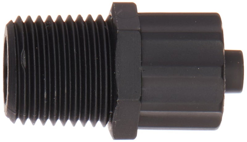 Techon Systems TSD931-57 Fitting, Male Luer Lock, 1/8" NPT, Black Nylon - Image 2