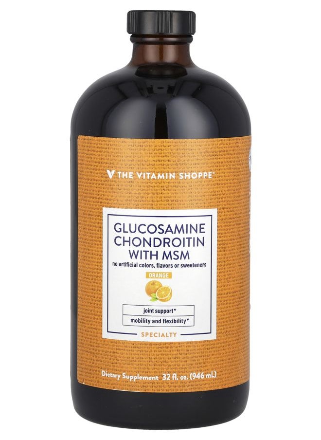 Glucosamine Chondroitin With MSM Orange  32 fl oz (946 ml) - pzsku/ZF3CD6E27B02D80D63C25Z/45/_/1730818992/97227341-bcea-420e-a591-e6532b340a18