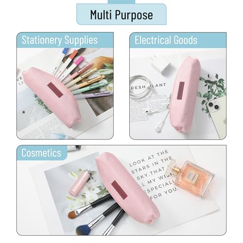 Mr. Pen- Cute Pencil Case Pouch, Pink Color, Multipurpose Canvas Bible Pencil Pouch - Image 3