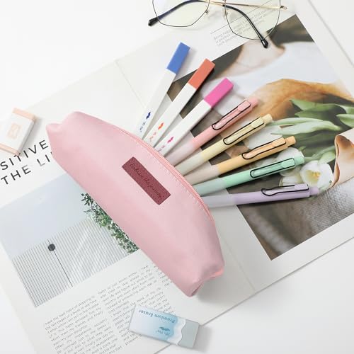Mr. Pen- Cute Pencil Case Pouch, Pink Color, Multipurpose Canvas Bible Pencil Pouch - Image 5